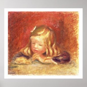 Pierre A Renoir   Coco bij de tabel Poster