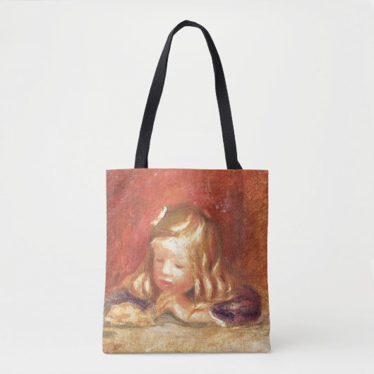 Pierre A Renoir | Coco bij de tabel  Tote Bag (Voorkant)