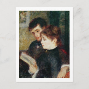 Pierre A Renoir   Coupure van twee exemplaren Briefkaart