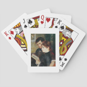 Pierre A Renoir   Coupure van twee exemplaren Pokerkaarten