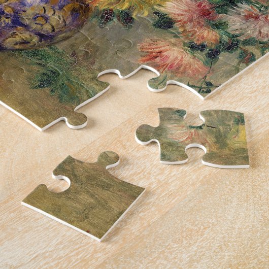 Pierre A Renoir | Dahlias Legpuzzel (Zijkant)