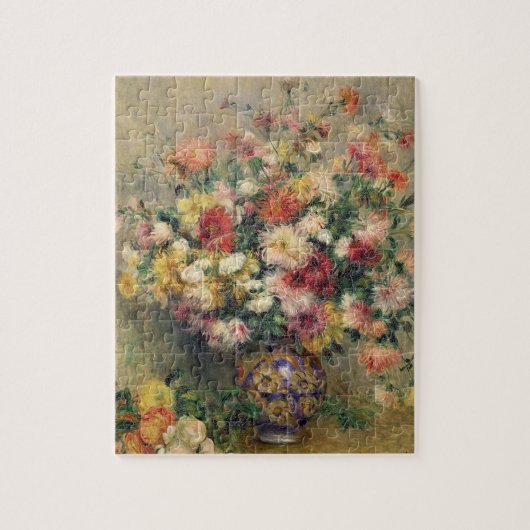 Pierre A Renoir | Dahlias Legpuzzel (Verticaal)