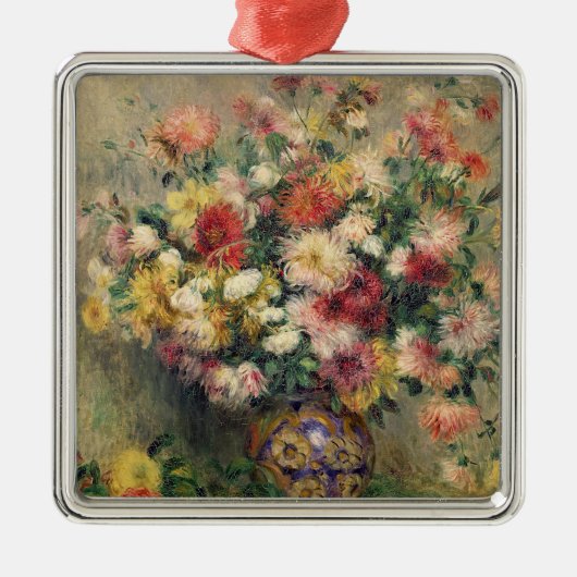 Pierre A Renoir | Dahlias Metalen Ornament (Voorkant)