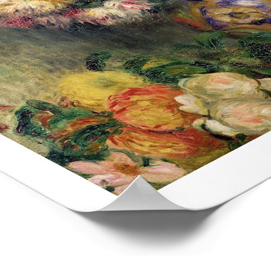 Pierre A Renoir | Dahlias Poster (Hoek)
