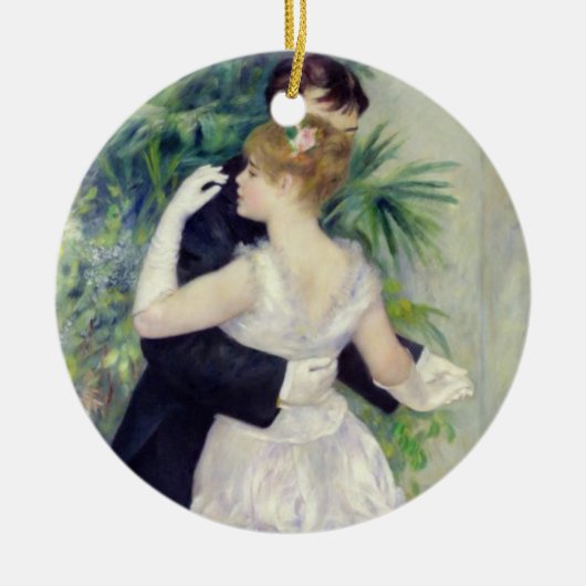 Pierre A Renoir | Dans in de stad Keramisch Ornament (Voorkant)