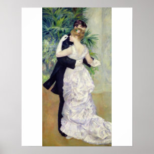 Pierre A Renoir Dans in de stad Poster