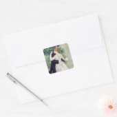 Pierre A Renoir | Dans in de stad Vierkante Sticker (Envelop)