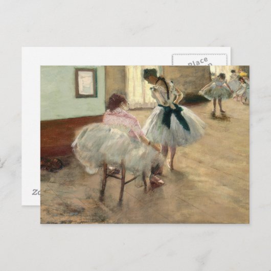 Pierre A Renoir | Dans Lesson Briefkaart (Voorkant / Achterkant)