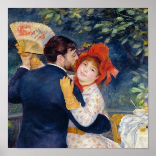 Pierre A Renoir | Dansen in het land Poster (Voorkant)