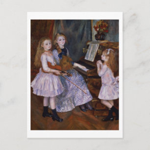 Pierre A Renoir   Daughters of Catulle Mendes Briefkaart