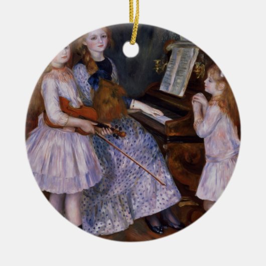 Pierre A Renoir | Daughters of Catulle Mendes Keramisch Ornament (Voorkant)