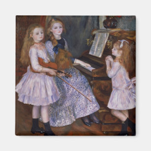 Pierre A Renoir Daughters of Catulle Mendes Magneet