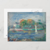 Pierre A Renoir | De blauwe rivier Briefkaart (Voorkant / Achterkant)