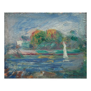 Pierre A Renoir   De blauwe rivier Poster
