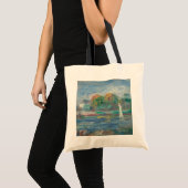 Pierre A Renoir | De blauwe rivier Tote Bag (Voorkant (product))