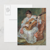 Pierre A Renoir | De gitaarspeler Briefkaart (Voorkant / Achterkant)