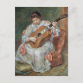 Pierre A Renoir | De gitaarspeler Briefkaart (Voorkant)