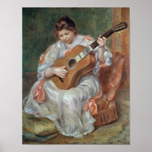 Pierre A Renoir   De gitaarspeler Poster