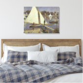 Pierre A Renoir | De Seine in Argenteuil Canvas Afdruk (Insitu (Slaapkamer))