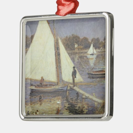 Pierre A Renoir | De Seine in Argenteuil Metalen Ornament (Links)