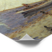 Pierre A Renoir | De Seine in Argenteuil Poster (Hoek)