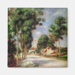 Pierre A Renoir De weg naar Essoyes Magneet