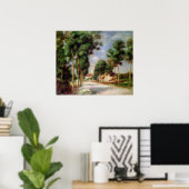 Pierre A Renoir | De weg naar Essoyes Poster (Thuiskantoor)