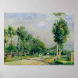 Pierre A Renoir   De weg naar Versailles Poster