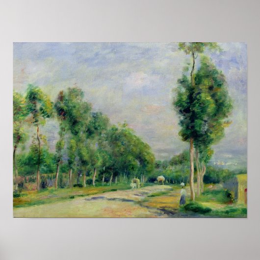 Pierre A Renoir | De weg naar Versailles Poster (Voorkant)