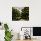 Pierre A Renoir | De weg nabij Cagnes Poster (Thuiskantoor)