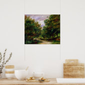 Pierre A Renoir | De weg nabij Cagnes Poster (Keuken)