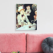 Pierre A Renoir | Einde van de lunch Canvas Afdruk (Insitu (Woonkamer))
