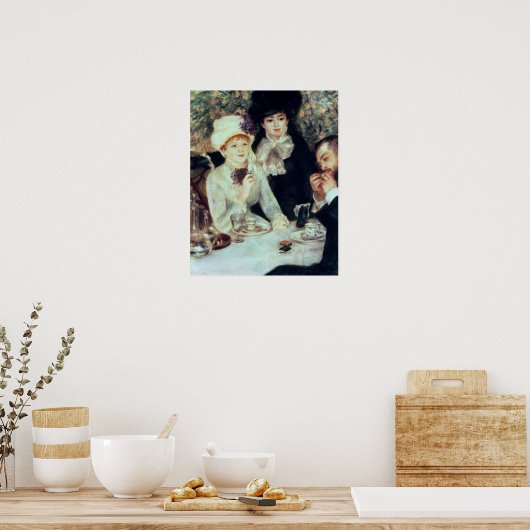 Pierre A Renoir | Einde van de lunch Poster (Keuken)