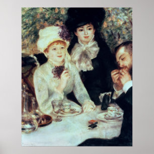 Pierre A Renoir   Einde van de lunch Poster