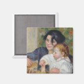 Pierre A Renoir | Gabrielle en Jean Magneet (Voorkant / Achterkant)
