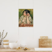 Pierre A Renoir | Gabrielle met een Roos Poster (Keuken)