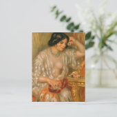Pierre A Renoir | Gabrielle met juwelen Briefkaart (Staand voorkant)
