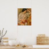 Pierre A Renoir | Gabrielle met juwelen Poster (Keuken)