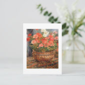 Pierre A Renoir | Geraniums in een koperbekken Briefkaart (Staand voorkant)