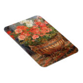 Pierre A Renoir | Geraniums in een koperbekken Magneet (Rechterzijde)