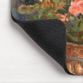 Pierre A Renoir | Geraniums in een koperbekken Muismat (Hoek)