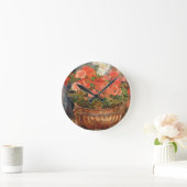 Pierre A Renoir | Geraniums in een koperbekken Ronde Klok (Huis)