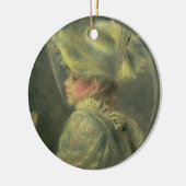 Pierre A Renoir | Het witte Pet Keramisch Ornament (Links)