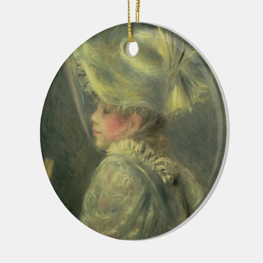 Pierre A Renoir | Het witte Pet Keramisch Ornament (Links)