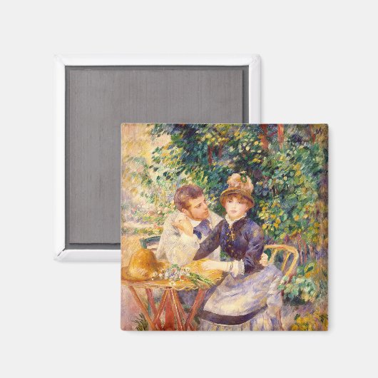 Pierre A Renoir | In de tuin Magneet (Voorkant / Achterkant)