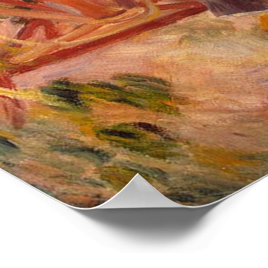 Pierre A Renoir | In de tuin Poster (Hoek)