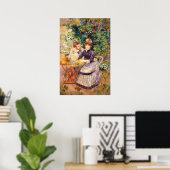 Pierre A Renoir | In de tuin Poster (Thuiskantoor)