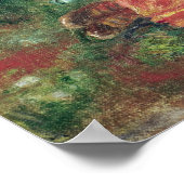 Pierre A Renoir | Jonge meisjes die op de gras sla Poster (Hoek)