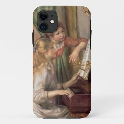 Pierre A Renoir | Jonge meisjes in de Piano Case-Mate iPhone Case (Achterkant)