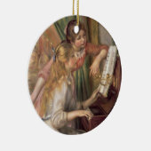 Pierre A Renoir | Jonge meisjes in de Piano Keramisch Ornament (Rechts)